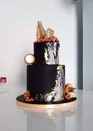 Black And Gold Cake Tortendesign Motivtorten Backen