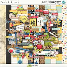 Download Digital Scrapbook Kit Back 2 School Kristin Aagard