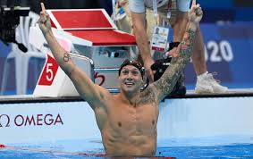 Caeleb dressel paced the field in the heats of the men's 50m freestyle, nearly topping the olympic record. Afjisr Ju7dmym