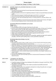 senior business process resume samples