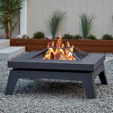 Breton Steel Wood Burning Fire Pit Table Reviews Allmodern In 2020 Wood Burning Fire Pit Wood Fire Pit Fire Pit Table