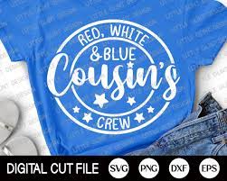 Download 4th Of July Svg Red White And Blue Svg Cousins Crew Svg 1400585 Cut Files Design Bundles