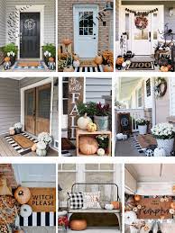 9 Small Front Porch Fall Decor Ideas Collectively Casey Small Porch Fall Decor Small Front Porch Fall Decor Fall Front Porch Decor