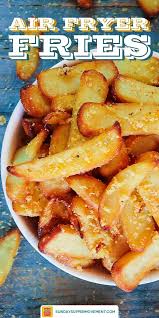 Be sure fries are not overlapping. Air Fryer Frozen French Fries Are The Best Way To Make Homemade French Fries Learn How To Mak Homemade French Fries Frozen French Fries Air Fryer Recipes Easy