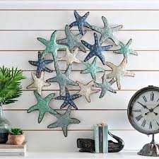 Bring Your Love Of All Things Ocean With Our Distressed Starfish Metal Wall Plaque Feat Dekoration Im Matrosenstil Aussenwanddekorationen Nautische Einrichtung