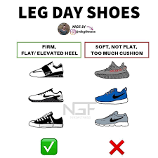 What Shoes Are You Wearing On Leg Day Having The Right Shoes Can Make A Noticeable Difference During Your Leg Workouts Legs Day Men Health Tips Leg Workout