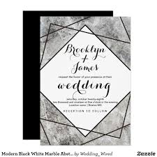 Black And White Invitation Design Modern Black White Marble Abstract Wedding Invitation Zazzle Com Wedding Invitations Elegant Simple Elegant Wedding Invitation Design Wedding Invitations Vintage Elegant