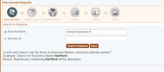 Https Portal Ct Gov Media Sots Step By Step Guide To Filing Annual Reports Pdf