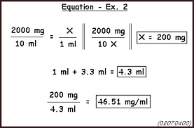 Calculations Quantities Dilutions And Concentrations