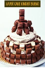 Layer Cake Kinder Bueno Recette Recette Layer Cake Kinder Recette Dessert Gateaux Et Desserts