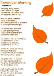 November Autumn Poetry Autumn Poems Poetry For Kids