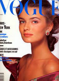 Paulina porizkova, 56, has shared another cheeky image from her vogue cs cover shoot, while celebrating the fact that her 'wrinkles' and 'all of the details of her age' are on full display in the. Paulina Porizkova Throughout The Years In Vogue Vogue Magazine Covers Paulina Porizkova Vogue Magazine