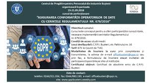 Asigurarea ConformitÄƒÈ›ii Operatorilor De Date Cu CerinÈ›ele Regulamentului Nr 679 2016 Ministerul Economiei Antreprenoriatului È™i Turismului Centrul De PregÄƒtire Pentru Personalul Din Industrie BuÈ™teni