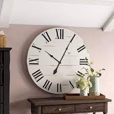 Free delivery and returns on ebay plus items for plus members. Oversized Wall Clocks You Ll Love In 2021 Wayfair