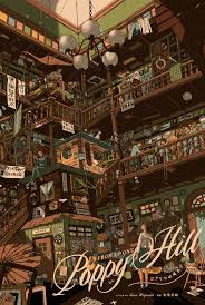 Is a japanese animation film studio headquartered in koganei, tokyo. From Up On Poppy Hill 2011 5000 X 7459 Up On Poppy Hill Studio Ghibli Movies Ghibli Art