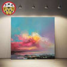 Online Shop Painting By Numbers Art Paint By Number Abstract Sky Sunset Decorative Paintings Manual Dig Painting Colorful Abstract Painting Decorative Painting