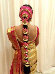Traditional Southern Indian Bride S Bridal Braid Hair Hairstyle By Swank Studio Find Us At Indian Bridal Hairstyles Indian Bride Hairstyle Bridal Hair Images
