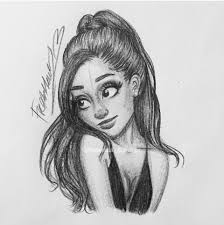 Doe toch niet zo moeilijk! Ariana Grande Tekenen Zwart Wit Ariana Grande Songs