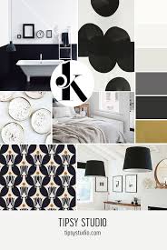 Aesthetic Black And White Color Palette Services Tipsy Studio Color Palette Living Room Black White Gold Living Room Gold Color Palettes