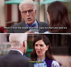 31 Hilarious Moments From The Good Place And Man Do You Need To Laugh The Good Place Funny Moments Minions Funny Images