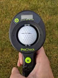 procheck golf ball compression measuring device hooked on