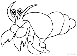 Up to 40 years is possible in captivity though 10 to 20 years is more common. Printable Hermit Crab Coloring Pages For Kids