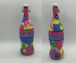Well the bottles i borrowed from a friend but i'm pretty sure that cafes and such often have them and on very rare occasions, you can buy coke in glass bottles. Artist Creates Jodie Soda Coke Bottle To Support Sa Youth