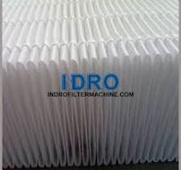 pleated air filter pleating and gluing machine production line
