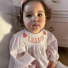 Personalized smocked dress sales