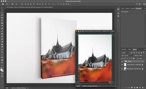 Download Portrait Canvas Ratio 2x3 Mockup 02 In Indoor Advertising Mockups On Yellow Images Creative Store PSD Mockup Templates