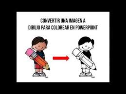 Facil Convertir Una Imagen A Dibujo Para Colorear En Powerpoint Youtube Powerpoint Tutorial Words Teaching