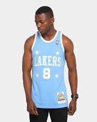 Their home uniform is white with powder blue and gold trim, and features the team nickname. Mitchell Ness Los Angeles Lakers Kobe Bryant 04 05 Authentic Nba Jersey Light Blue Culture Kings Us