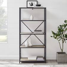 Select source slider to adjust • left/right arrow keys: Greyleigh Macon 63 H X 29 88 W Metal Etagere Bookcase Reviews Wayfair
