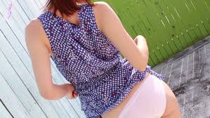 Japanese girls are famous for wearing cotton panties but Ryouko likes silky  lingerie and enjoys hanging out topless or fully nude in her apartment.  Sexy!