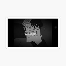 Sad face emoji feeling sad sad turtle sad smiley face sad face black and white sad person. Sticker Sad Bart Redbubble