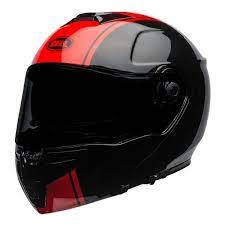 Bell Helmets Modular Helmet Bell Srt Ribbon Black Red Modular Motorcycle Helmets Motorcycle Helmets Dot Motorcycle Helmets