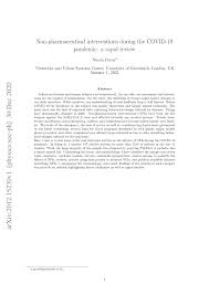 Pdf Non Pharmaceutical Interventions During The Covid 19 Pandemic A Rapid Review