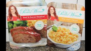 Almond flour and parmesan add flavor and keep the juices in. The Pioneer Woman Beef Bacon Meatloaf Mac And Cheese Review Youtube