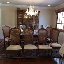 Seats 6 (seats 8 w/ leaf) price does not include delivery or shipment. Estate Sale Antiques Chandeliers Starts On 6 7 2014