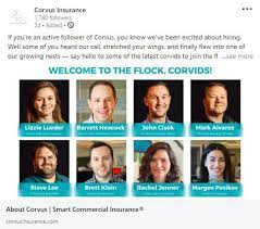 Corvus insurance holdings, inc.'s competitors, revenue, number of employees, funding. Corvus Insurance Welcomes Eight New Members To The Flock Agency Checklists