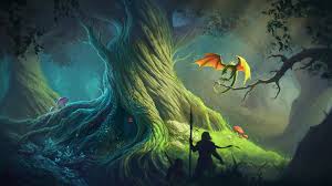 1920x1080 high resolution best anime dragon ball z wallpaper hd 13 full size. Desktop Wallpaper Dragon Fantasy Warrior Tree Hd Image Picture Background A3664e