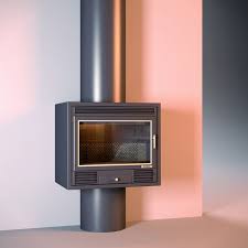 Another important way in which glass fireplace doors provide added safety is by preventing sparks and embers from entering the room and hurting someone or causing furnishings to catch fire. Insert Focgrup 735x595 Glass Door Frame Inox Foyer In Fonte 55 Neoflame