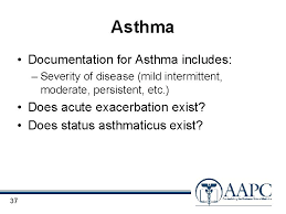 The best strategy for management of acute exacerbations of asthma is early recognition and intervention, before attacks become severe and potentially life threatening. Severe Persistent Bronchial Asthma Icd 10