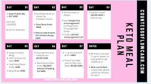 You'll receive 4 weeks of free printable healthy weekly meal plans straight to your email. Keto Diet Meals For The Week Countess Of Low Carb