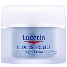 eucerin redness relief dermatological skincare night creme 1 7 oz 48 g night creme dermatological skincare eucerin