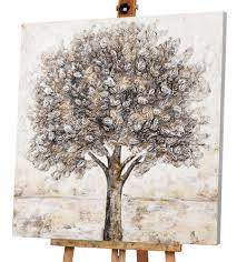 This painting was a 30x 40. Modern Tree Acrylic Painting 100x100 Cm