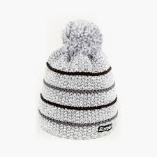 Bonnet fait main épais à grand maillage. Eisbar Bonnet Pompon Marus Gris Chine Blue Melon