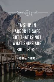 Image result for ship in the harbor is safe
