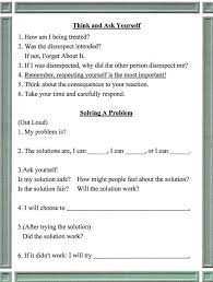 Dbt Problem Solving Interpersonal Problems Involving Disrespect Therapy Worksheets Dbt Worksheets Problem Solving