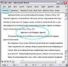 Maybe you would like to learn more about one of these? Formatting Section Headings
